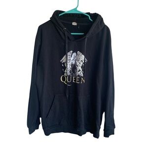Queen Band Sweatshirt Hoodie Pullover Black XL